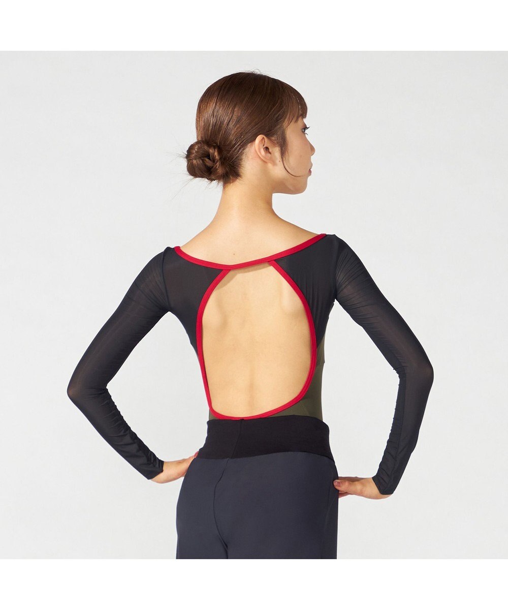 Chacott 【MADOKA SUGAI】ロングスリーブレオタード 