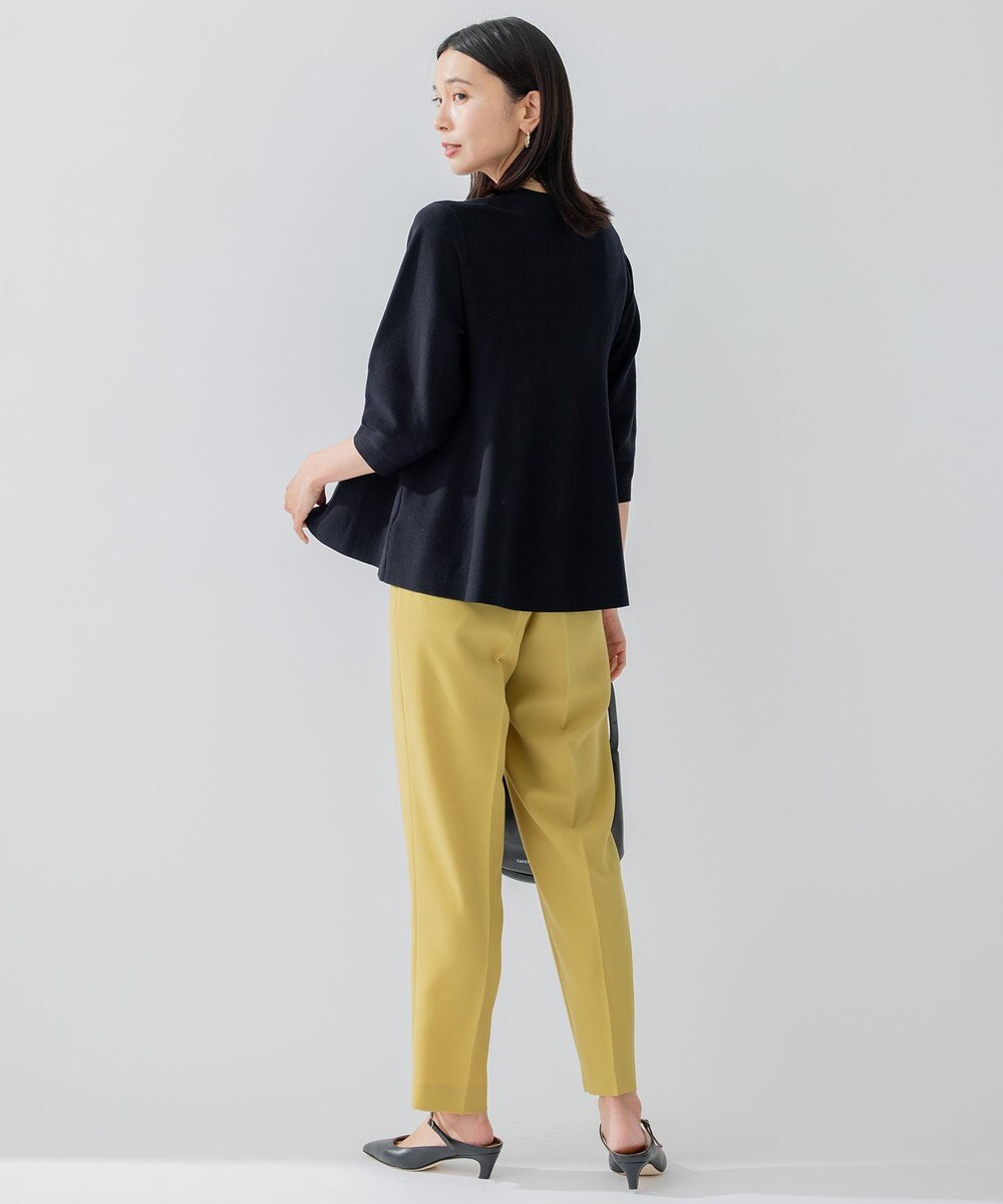 23区 【洗える】テンセルストレッチ フレア ニット 