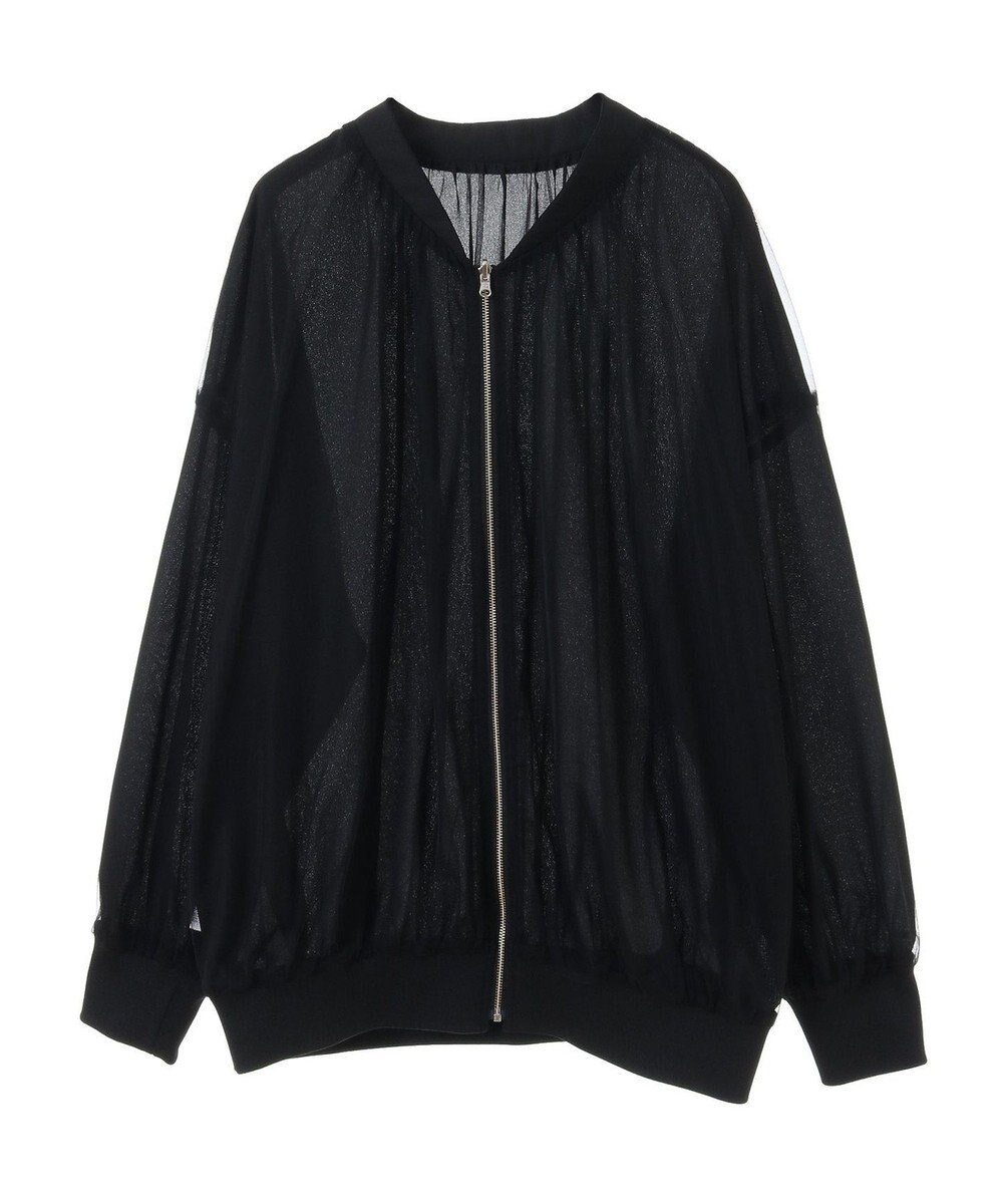 AMERICAN HOLIC リバーシブルシフォン×チュールブルゾン 