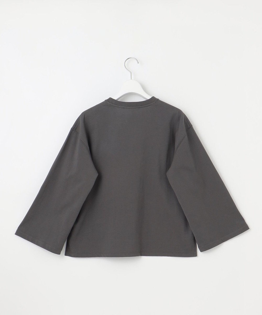 23区 【SLOW/一部店舗限定】MVSコットン フレア袖 ロゴTシャツ 