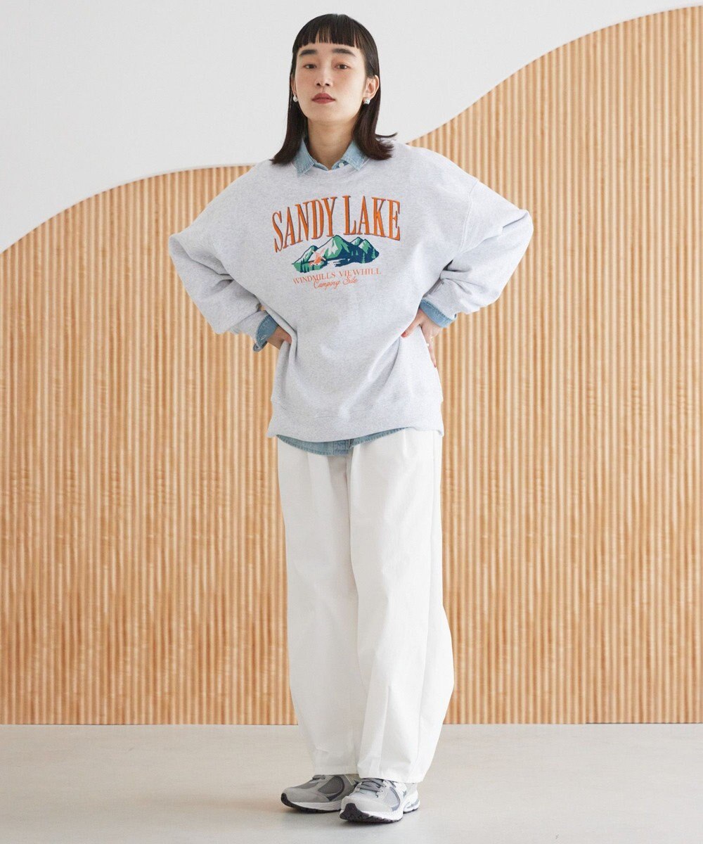 AMERICAN HOLIC 刺繍裏毛プルオーバー 