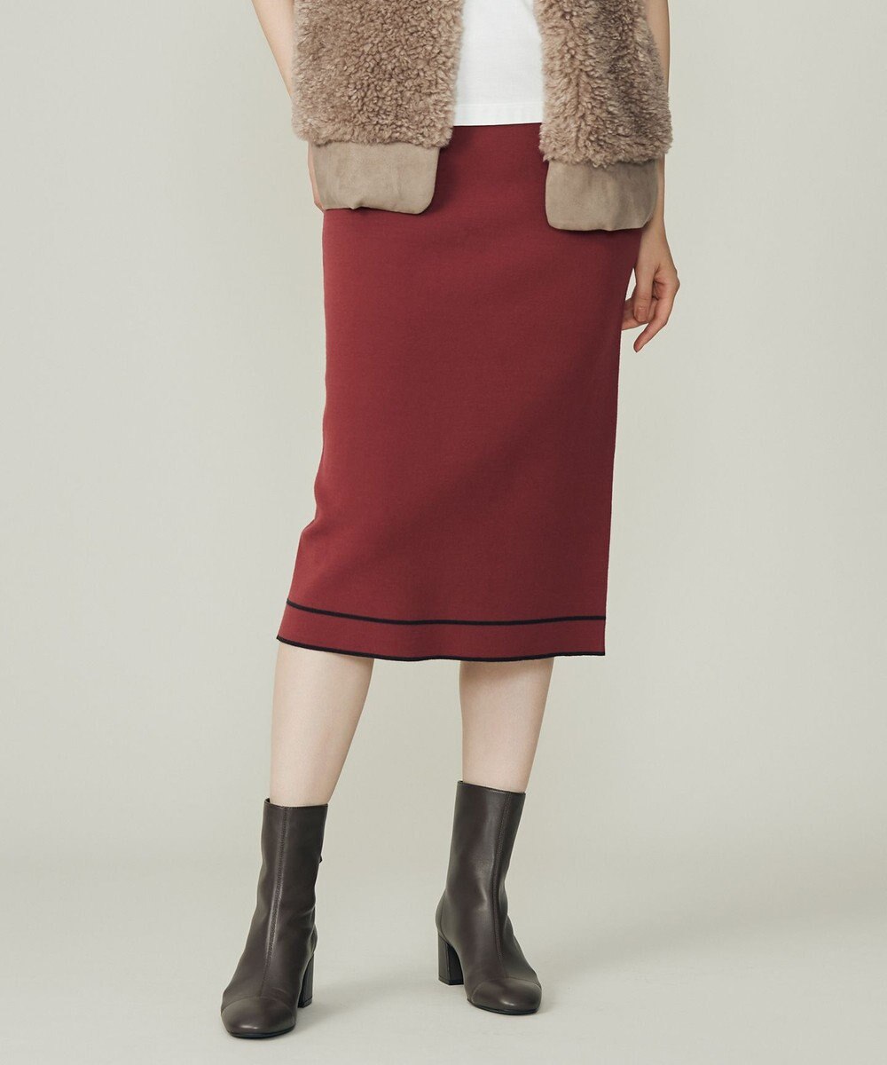 自由区 S レーヨンストレッチIライン スカート 