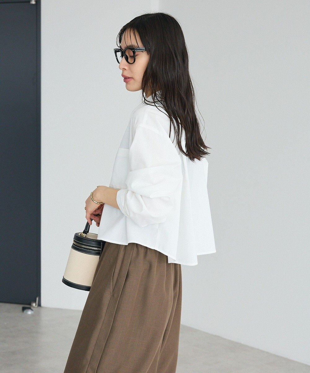 CRAFT STANDARD BOUTIQUE クロップドレングスシャツ 