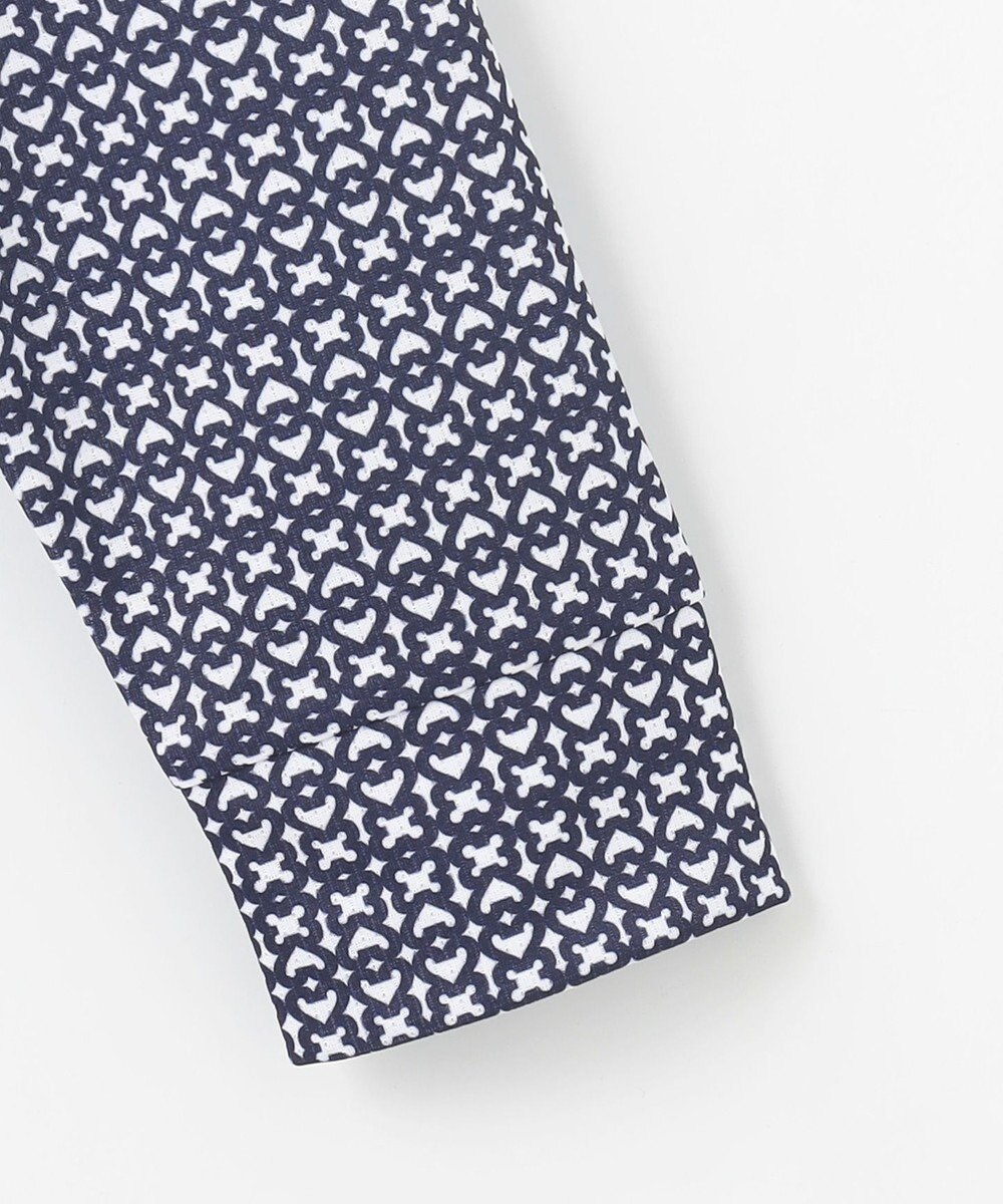 23区GOLF 【WOMEN】サンベールメッシュ モノグラムハーフジップ 