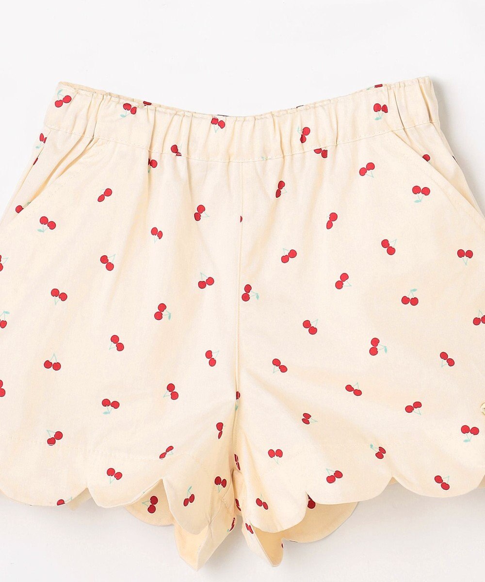 ANY KIDS 【洗濯機可能】スカラップショートパンツ 