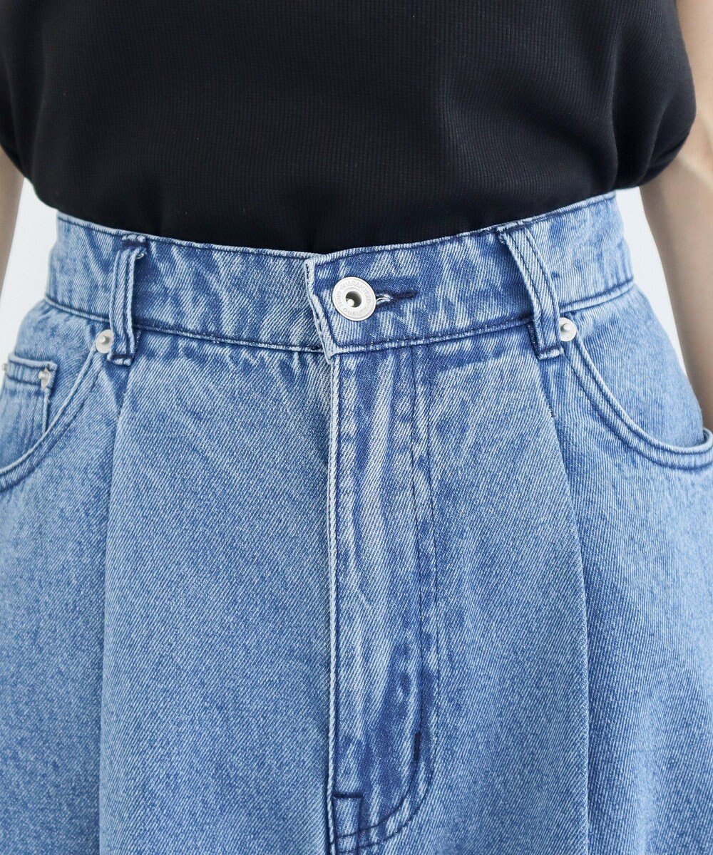 Green Parks ・ＳＵＧＡＲ　ＳＰＯＯＮ　デニムワイドパンツ 