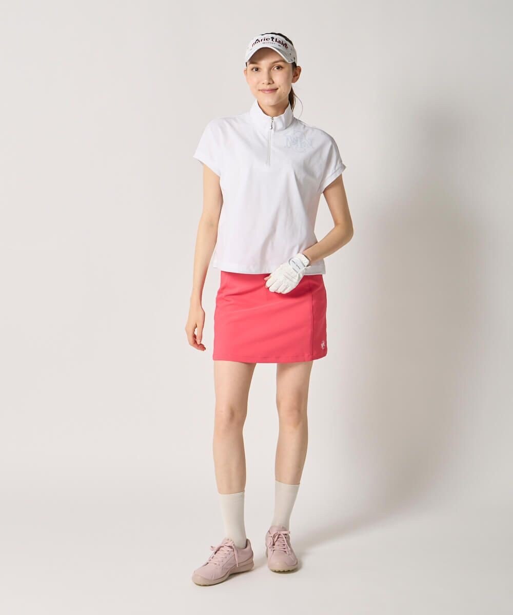 FILA GOLF／marie claire 【Marie claire sports】ハーフジップ半袖シャツ 