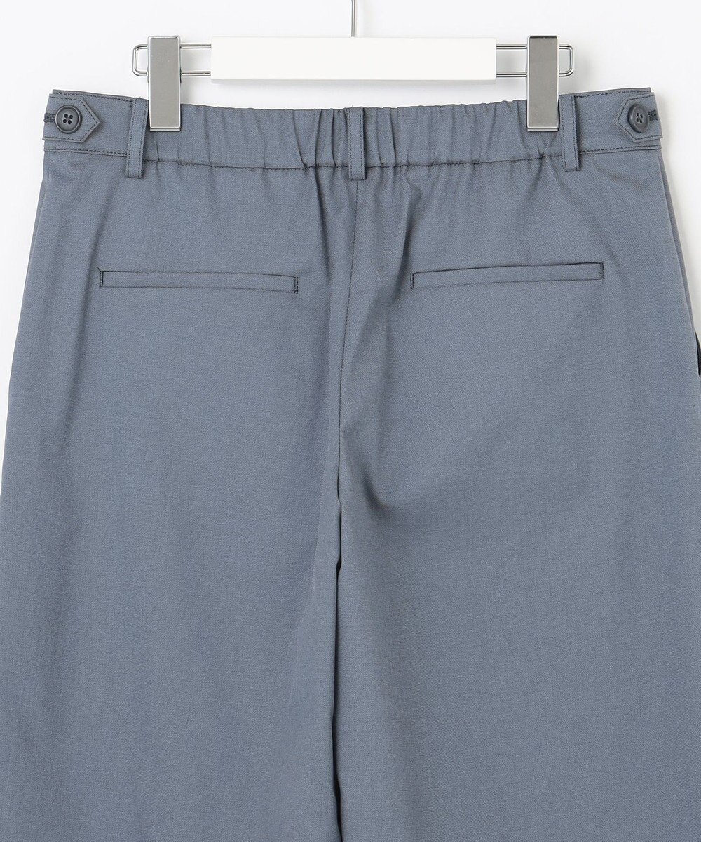 J.PRESS LADIES 【WEB限定カラーあり・セットアップ対応・洗える・撥水・防汚】コットンFITTYシャーク ワイド アンクル パンツ 