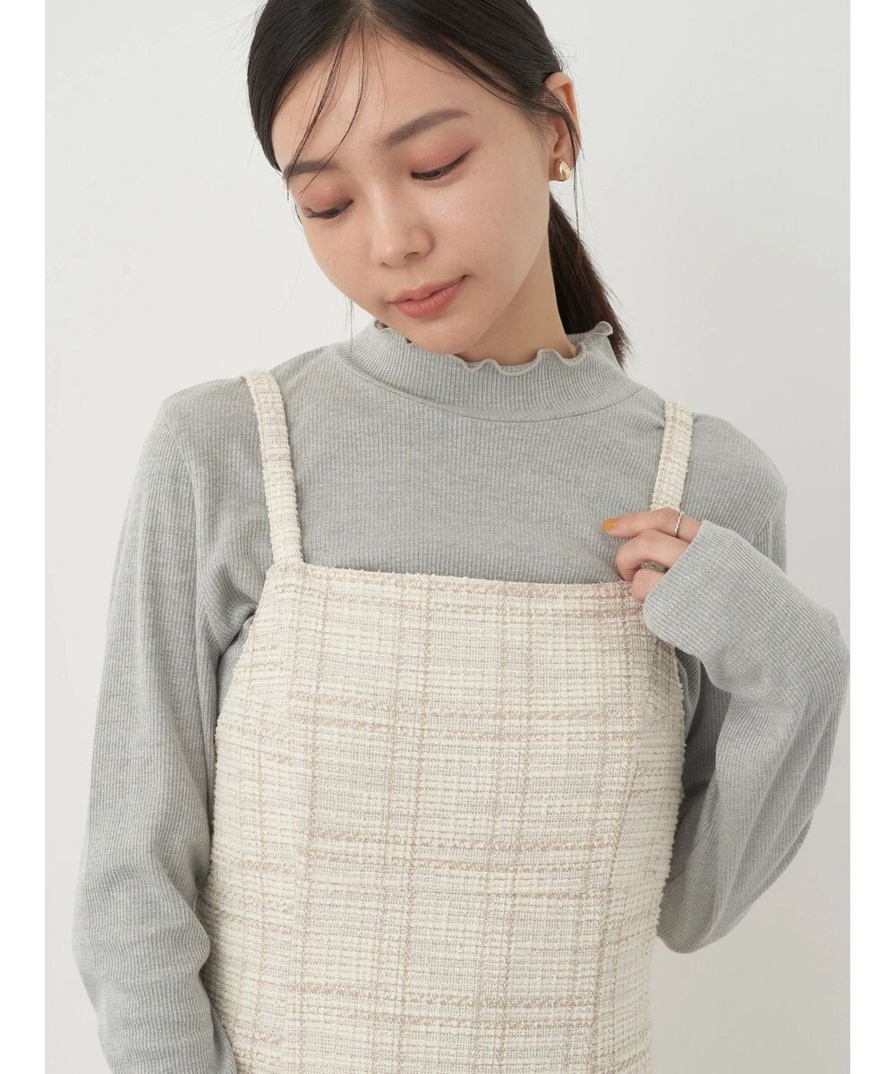 earth music&ecology ツイードワンピース（ｃｈｅｃｋ） 