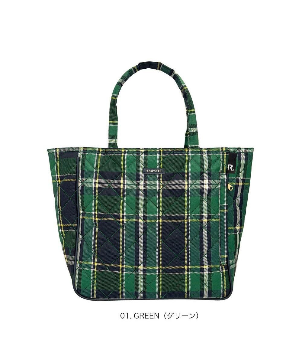 ROOTOTE 3618【自立・底板入り】EU.デリ.チェックキルト-C 