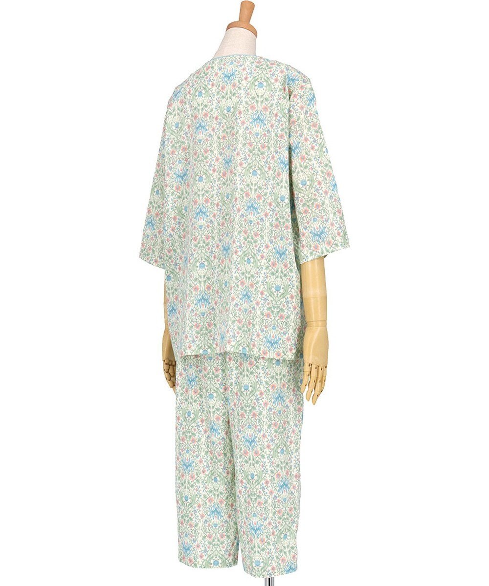 Wing パジャマ 7分袖 長袖 8分丈 綿100%(本体) 楊柳素材 夏 レディース EP8074 ウイング／ワコール 