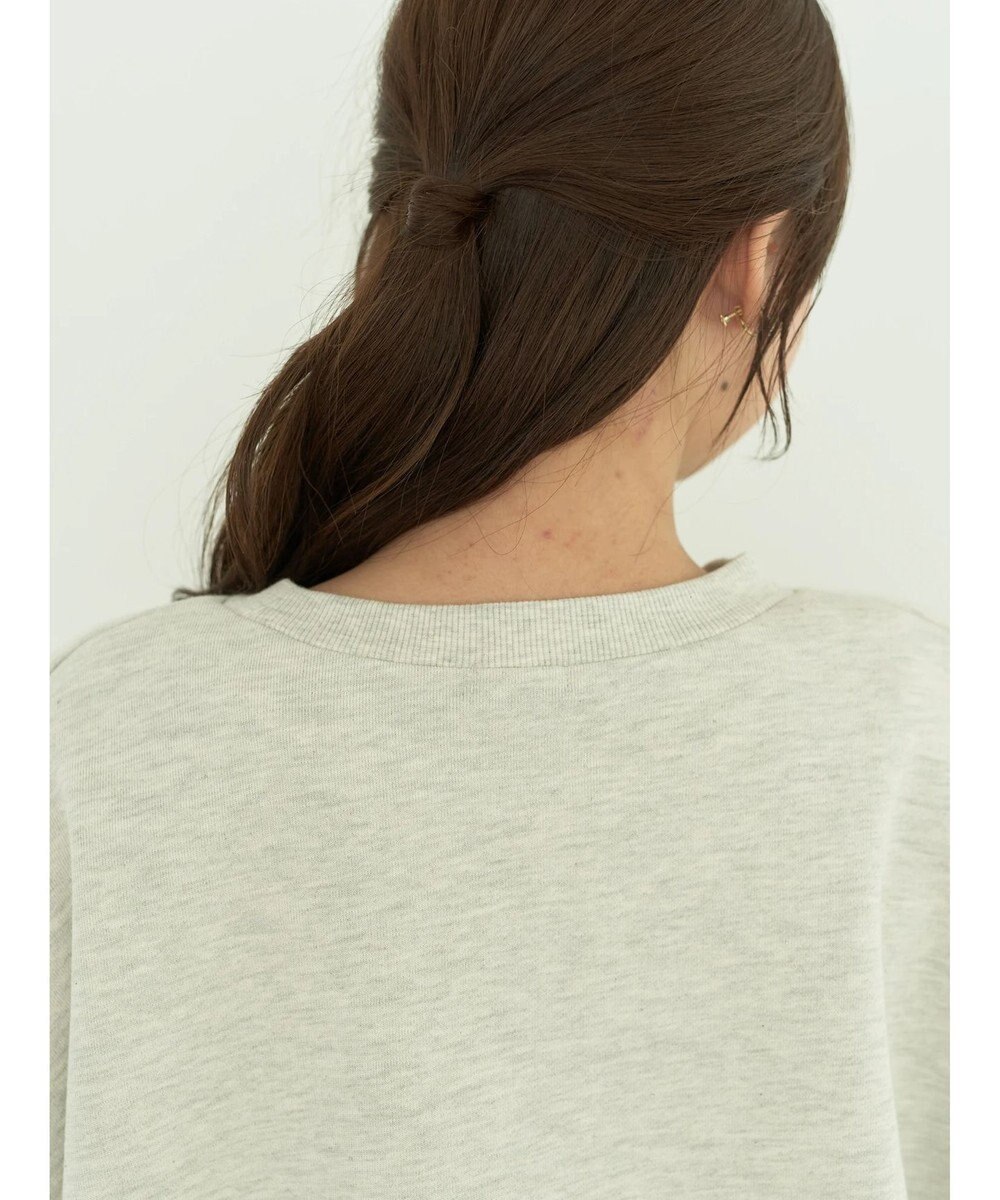 earth music&ecology 裏毛ドロストプルオーバー 