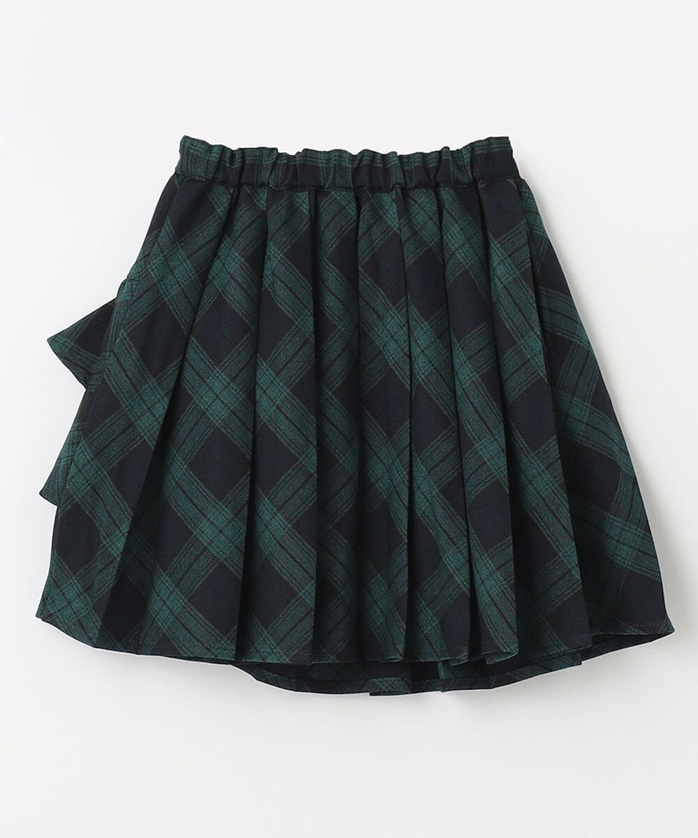 ANY KIDS チェックプリーツスカート 