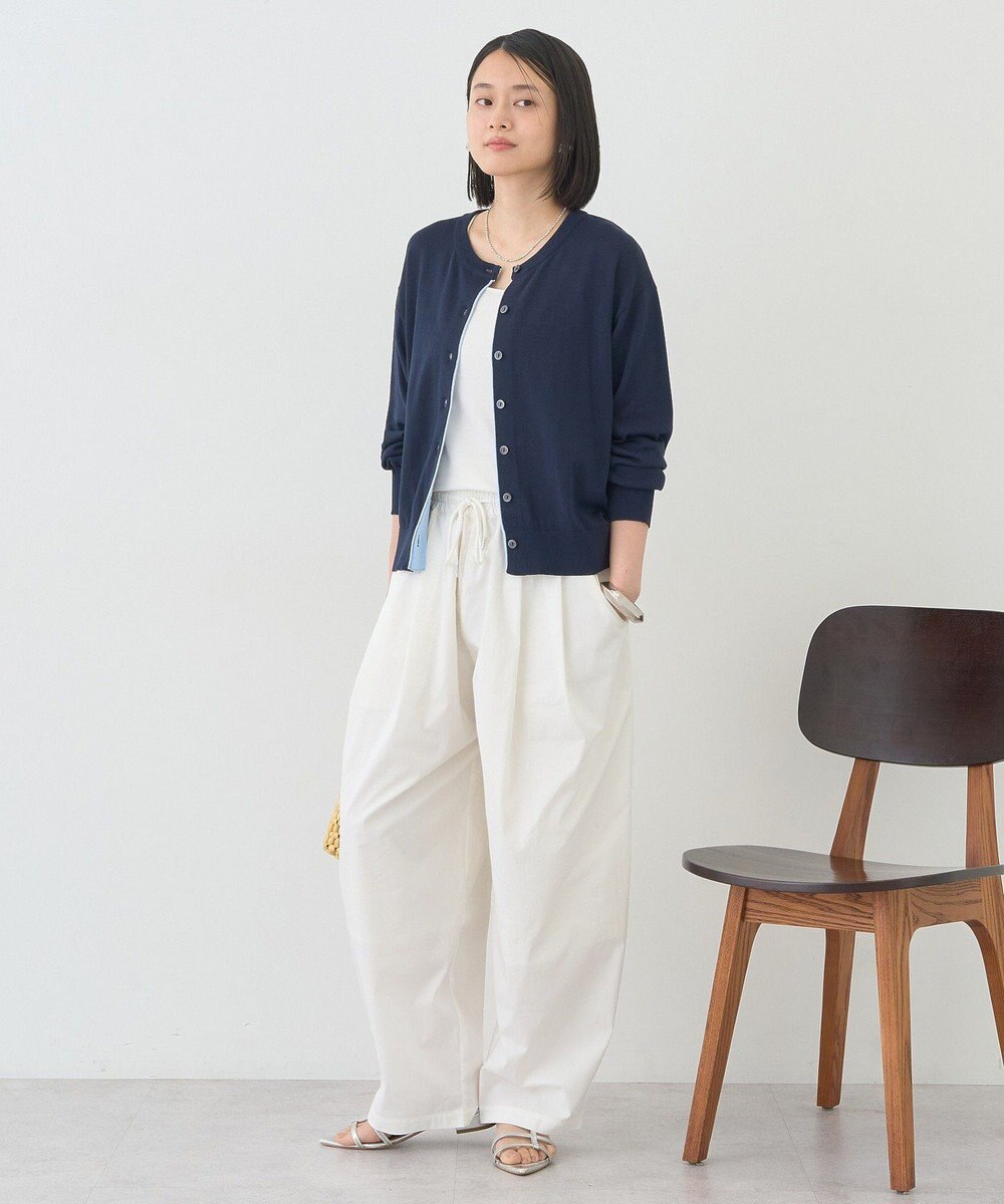 AMERICAN HOLIC 配色シアーカーディガン 