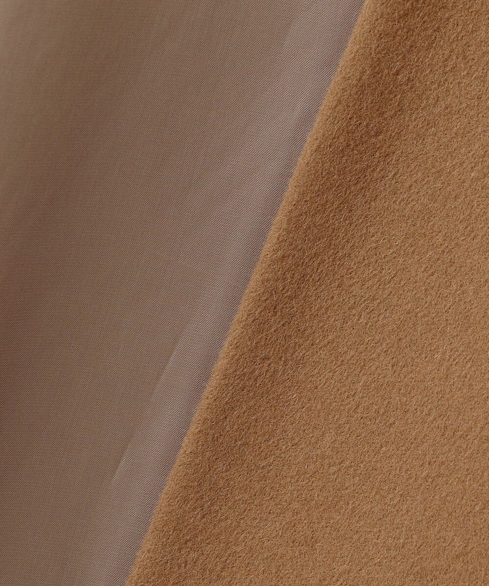 自由区 L 【SHIHOさん着用】Super100sライトビーバーロング コート 