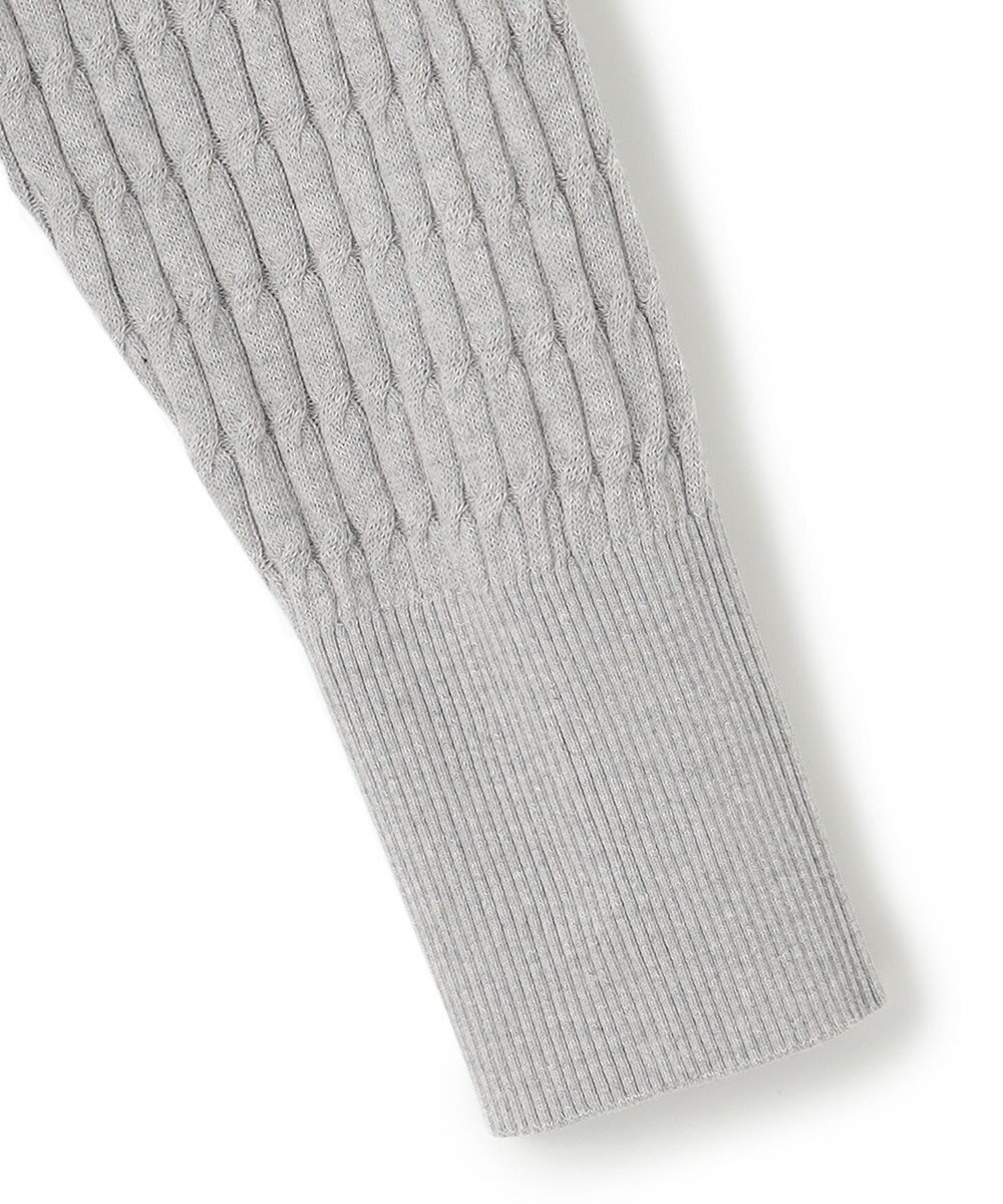 J.PRESS YORK STREET 【WOMEN】コットンケーブル カーディガン 