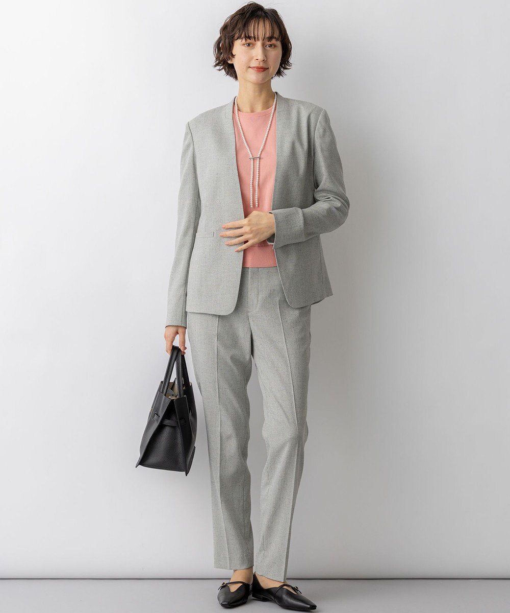 23区 L 【先行予約】プレミアムビオコットン クルーネック ニット 