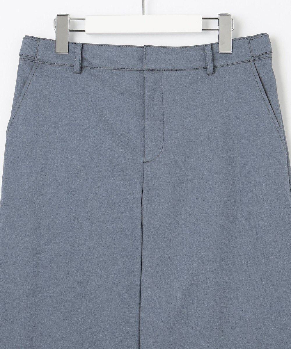 J.PRESS LADIES 【WEB限定カラーあり・セットアップ対応・洗える・撥水・防汚】コットンFITTYシャーク ワイド アンクル パンツ 