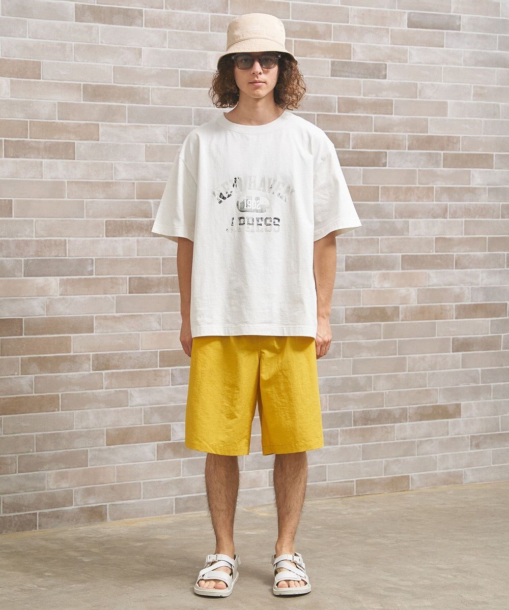 J.PRESS YORK STREET 【UNISEX】ナイロンワッシャー ショートパンツ 
