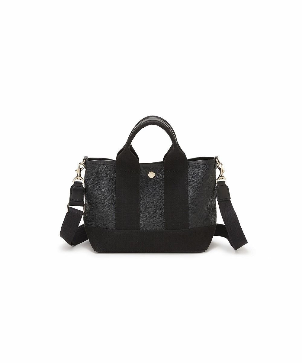 TOPKAPI 【Breath TOPKAPI】スコッチグレイン ネオレザー ミニ トート バッグ ショルダー付き S 