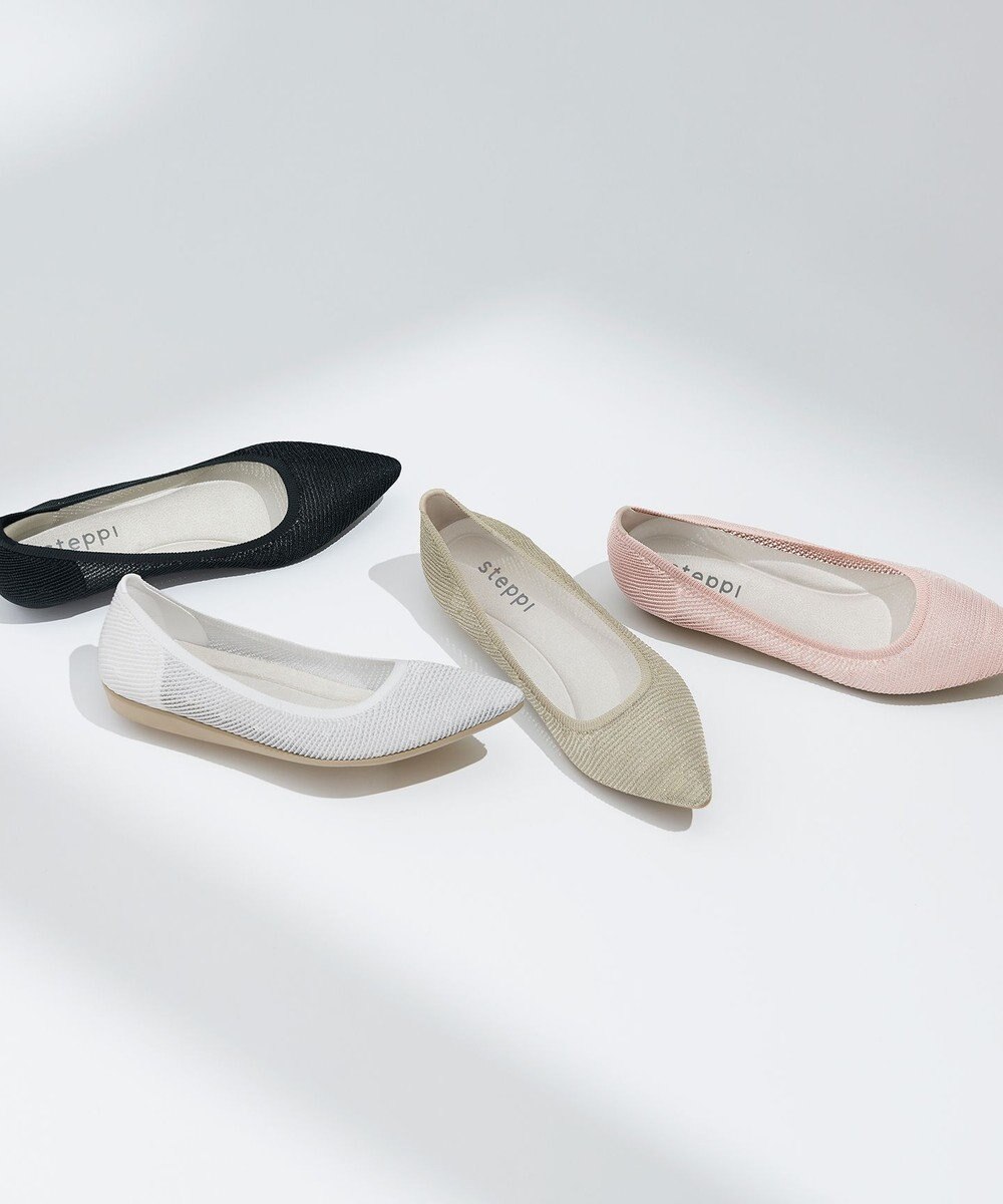 steppi 【軽量】シースルー ポインテッド パンプス 