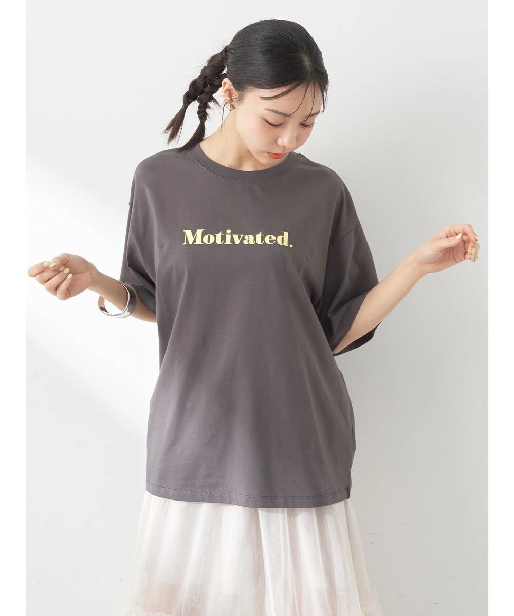 earth music&ecology ロゴソリッドＴシャツ 