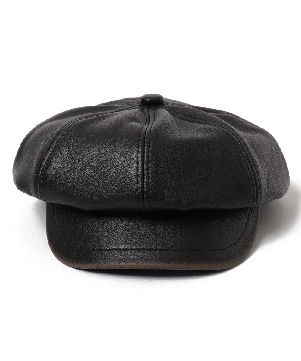 WEGO ヴィンテージPUキャスケット 