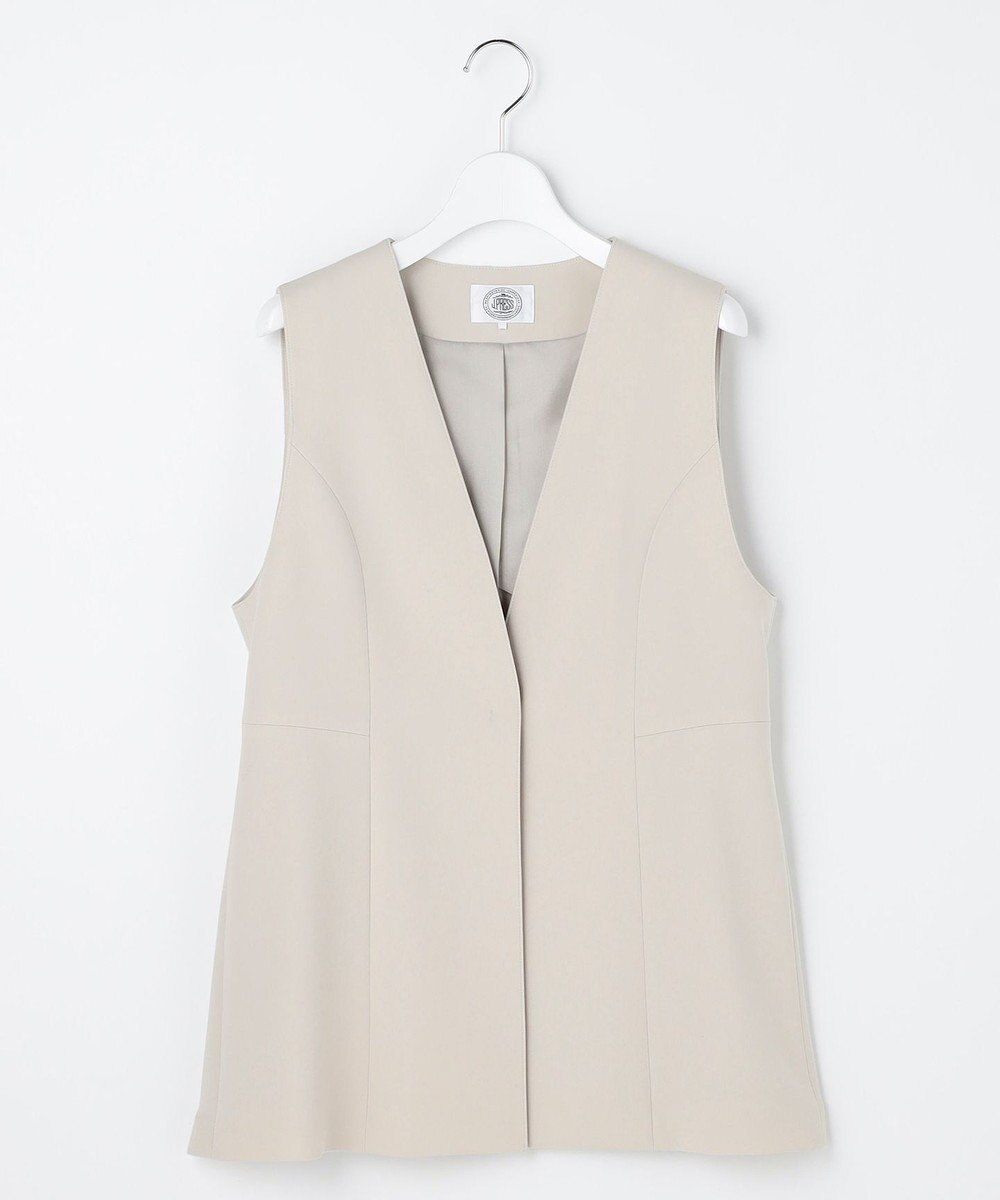 J.PRESS LADIES L 【セットアップ対応】セラテリーダブルクロス ジレ 