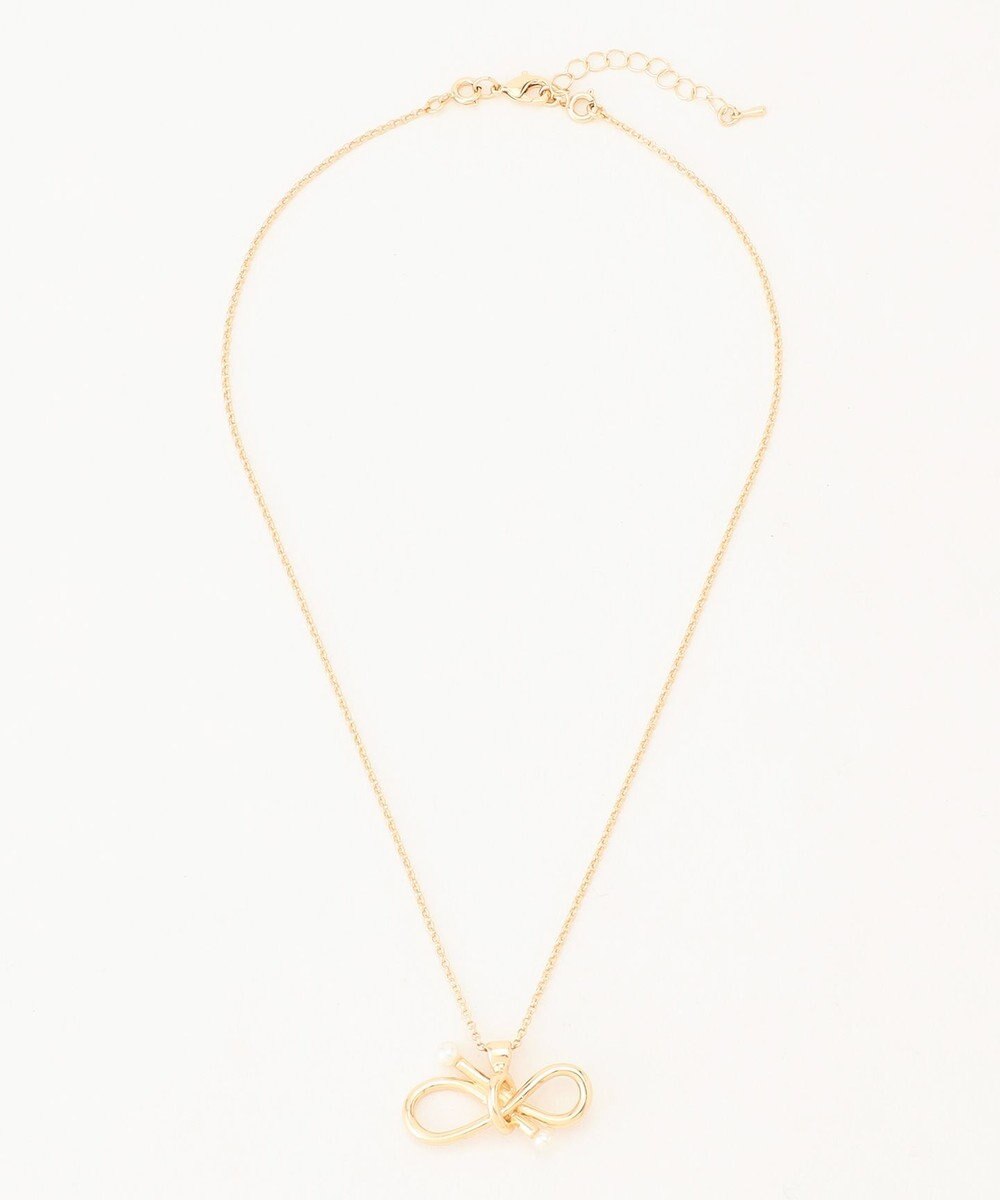 組曲 パールライクエンドノットレイヤード ネックレス 