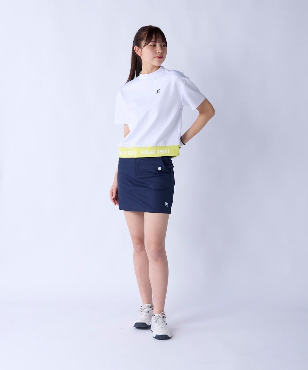 FILA GOLF／marie claire 【FILA GOLF】 ダンボールニットモックシャツ 
