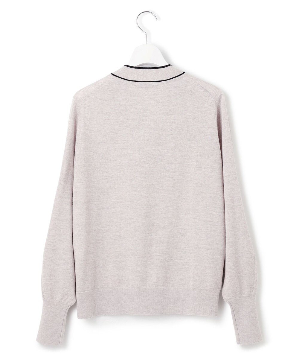 23区 【洗える】ウーステッドウール ボウタイ ニット 