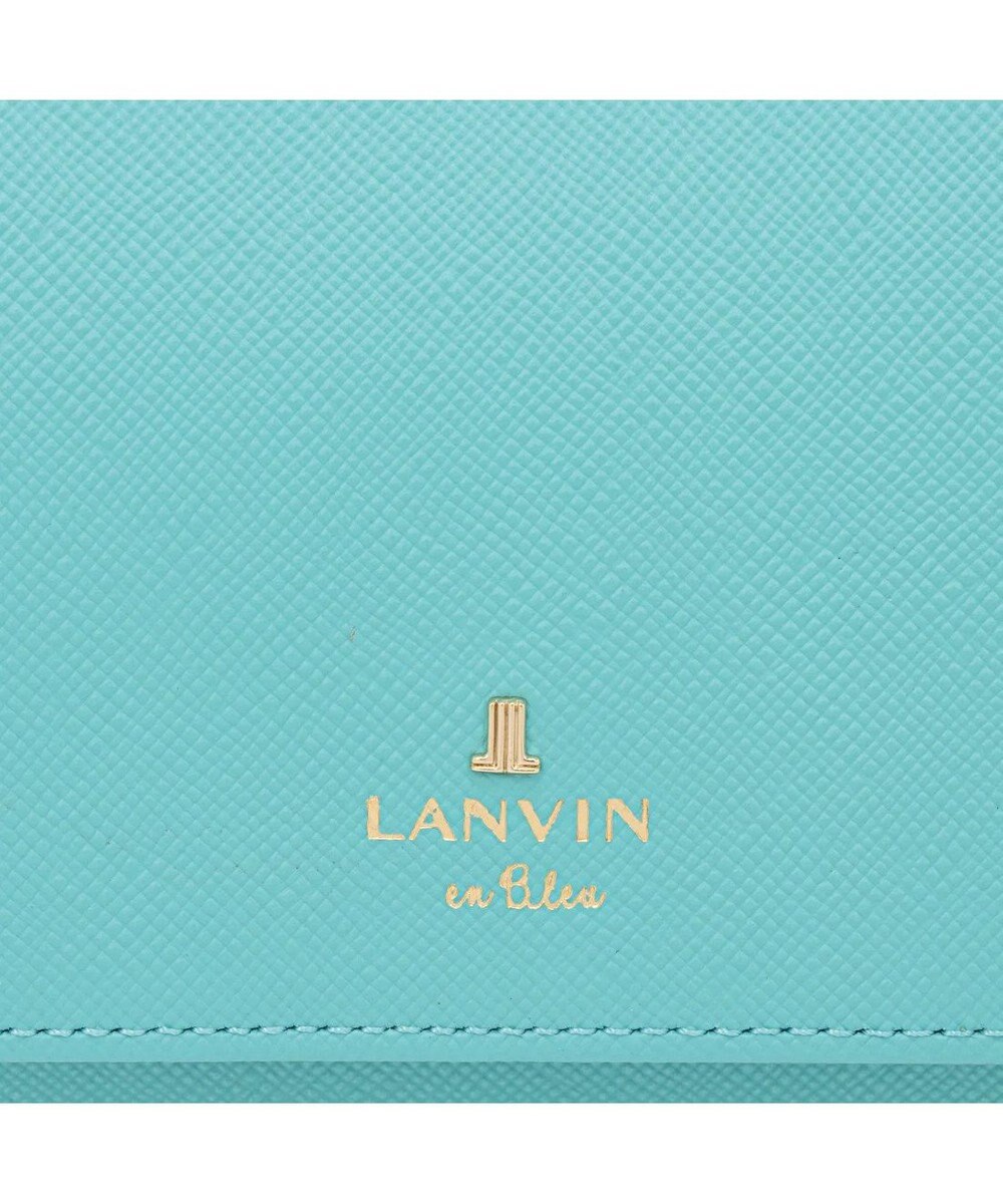 LANVIN en Bleu リュクサンブールカラー 外ボックス二つ折り財布 