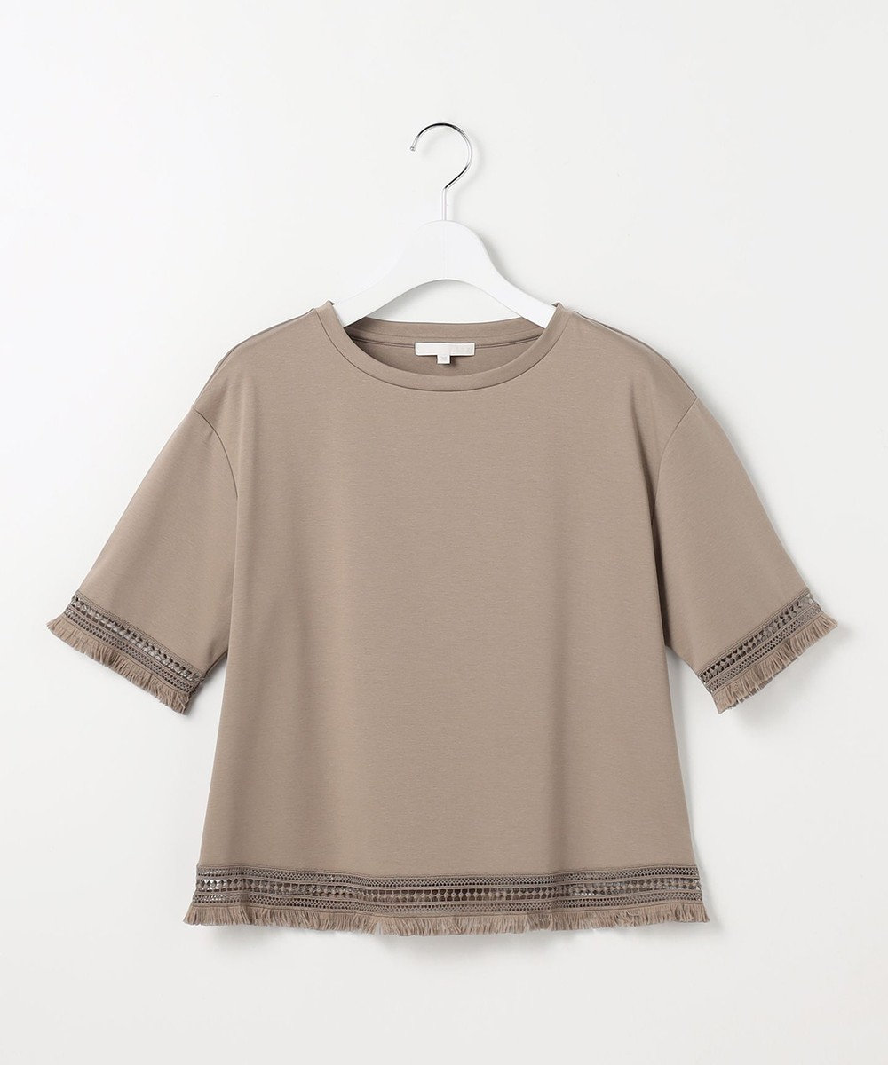 自由区 L コンパクトハイゲージフリンジ Tシャツ 