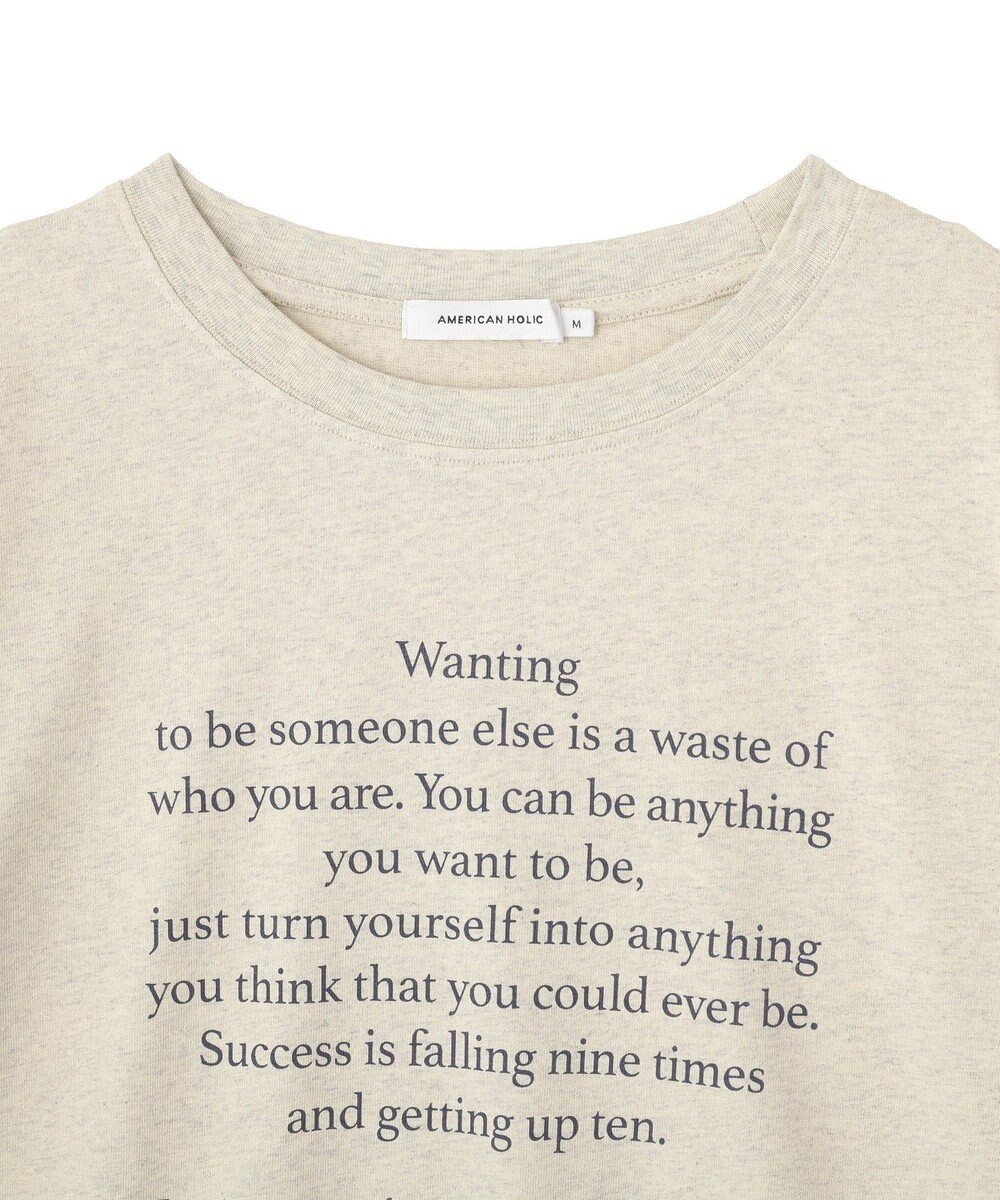 AMERICAN HOLIC メッセージロゴＴシャツ 