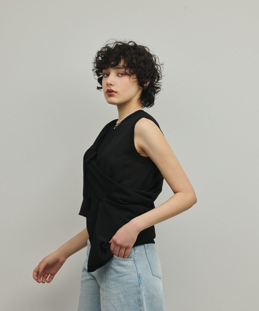 GRACE CONTINENTAL レイヤードニットトップ 