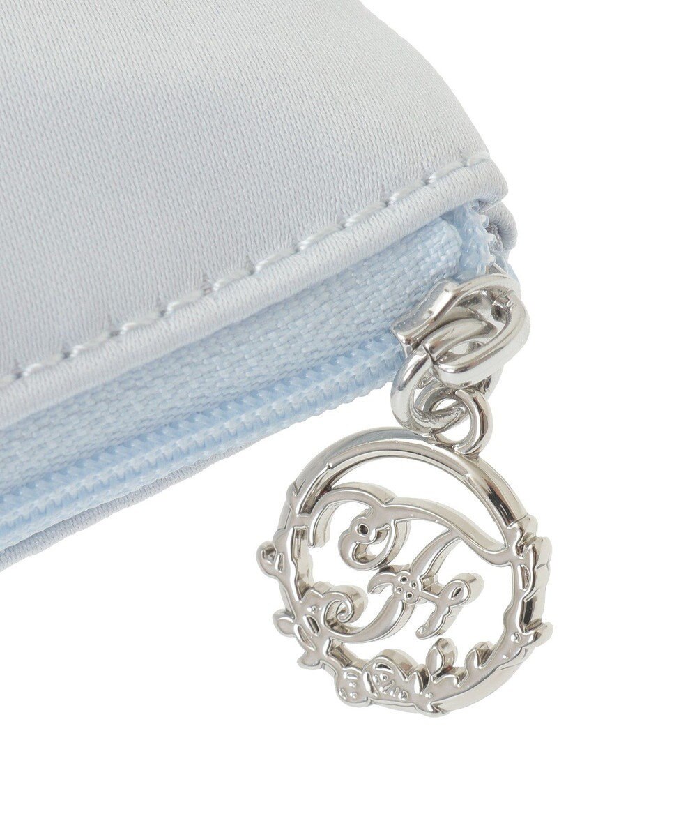 Maison de FLEUR サテンリボンティッシュケース 