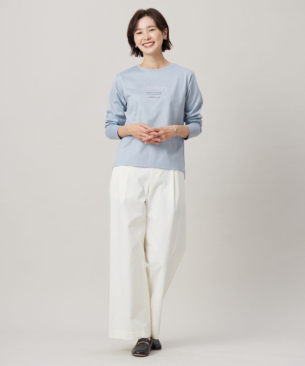 J.PRESS LADIES ロゴ Tシャツ 