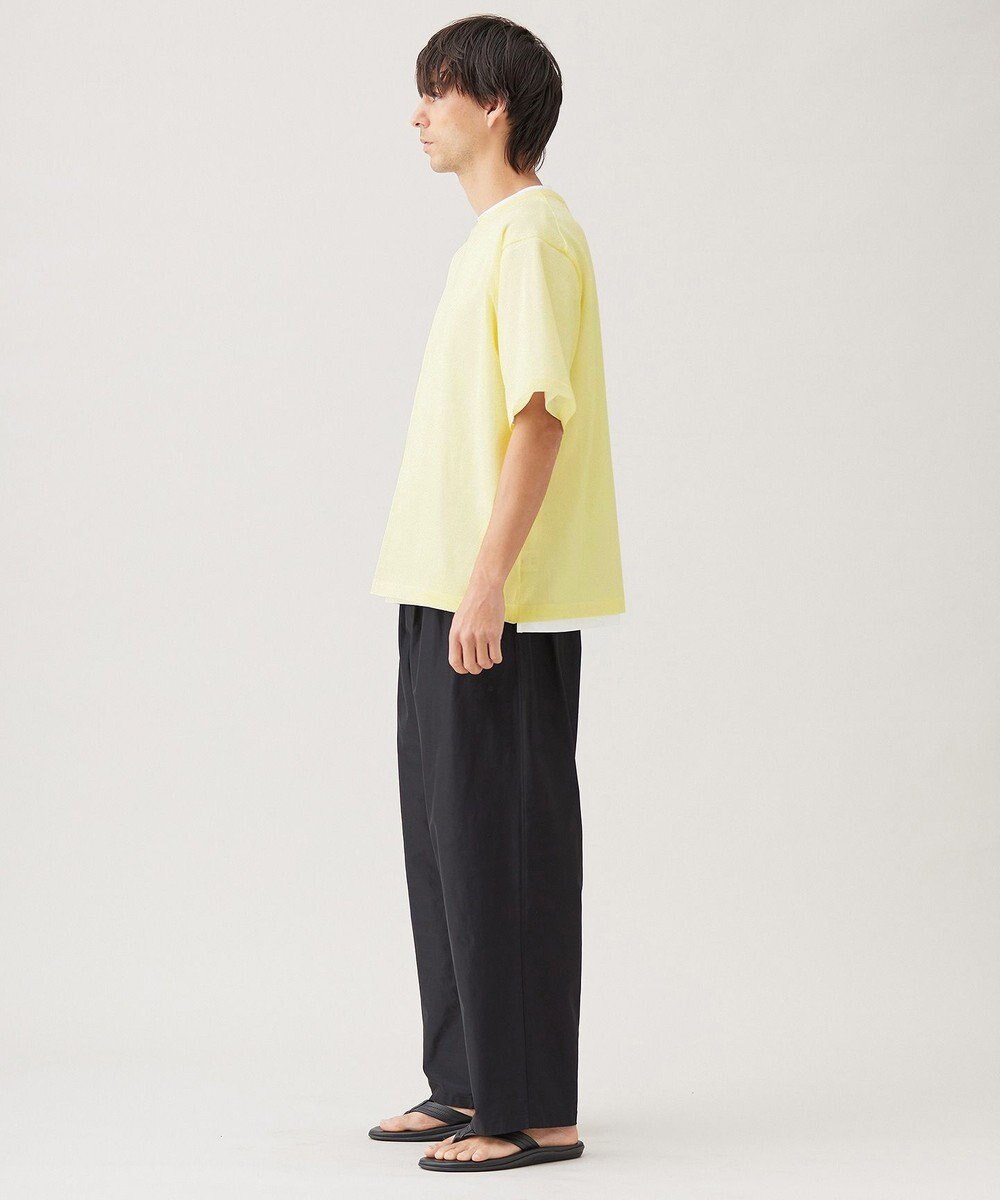 UNFILO MENS スラブジャージー ワイドパンツ 