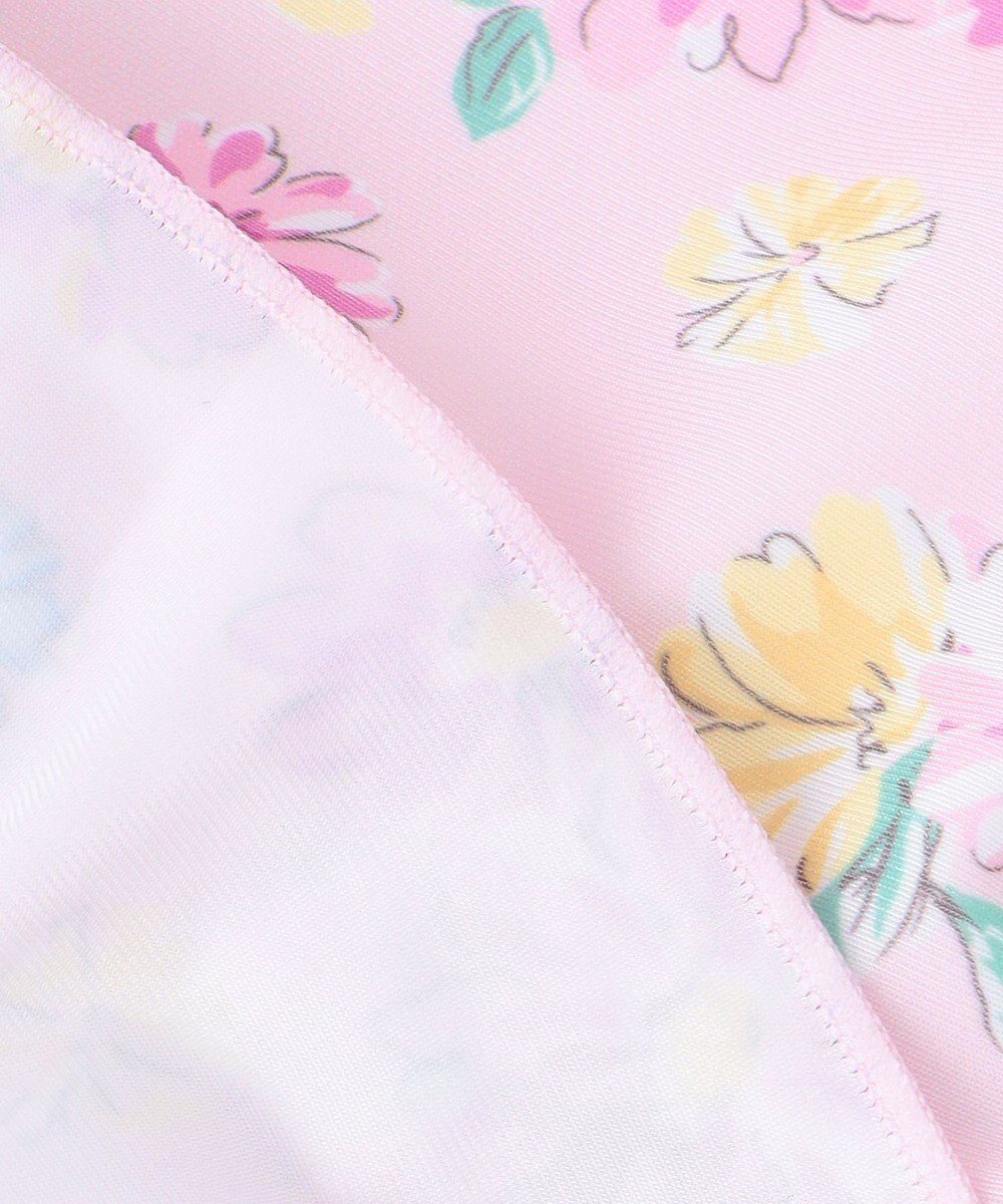 ANY KIDS 花柄×レース ワンピース水着 