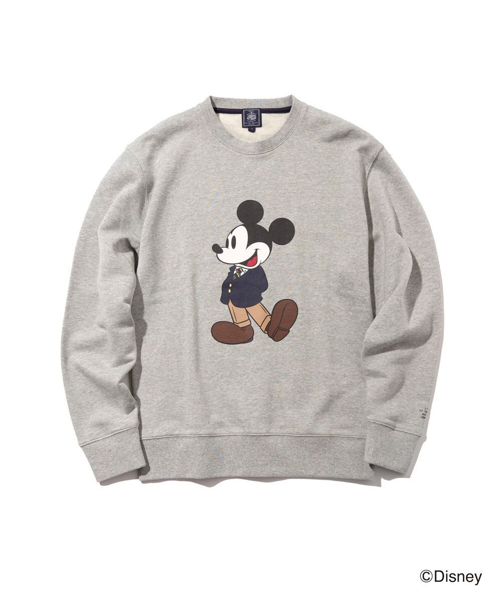 J.PRESS MEN 【DISNEY COLLECTION】【UNISEX】イラスト スウェットシャツ / ミッキーマウス 