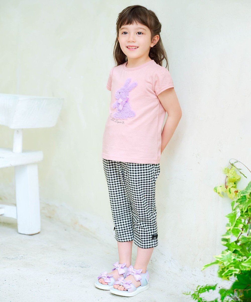 ANY KIDS ひんやりクール アップリケTシャツ 