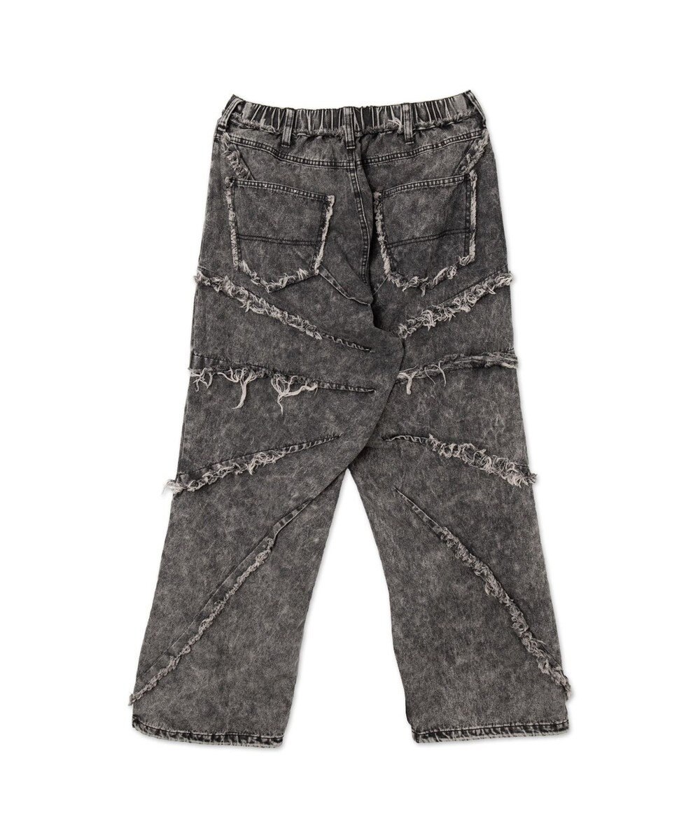 WEGO ダーツフリンジデニムパンツ 
