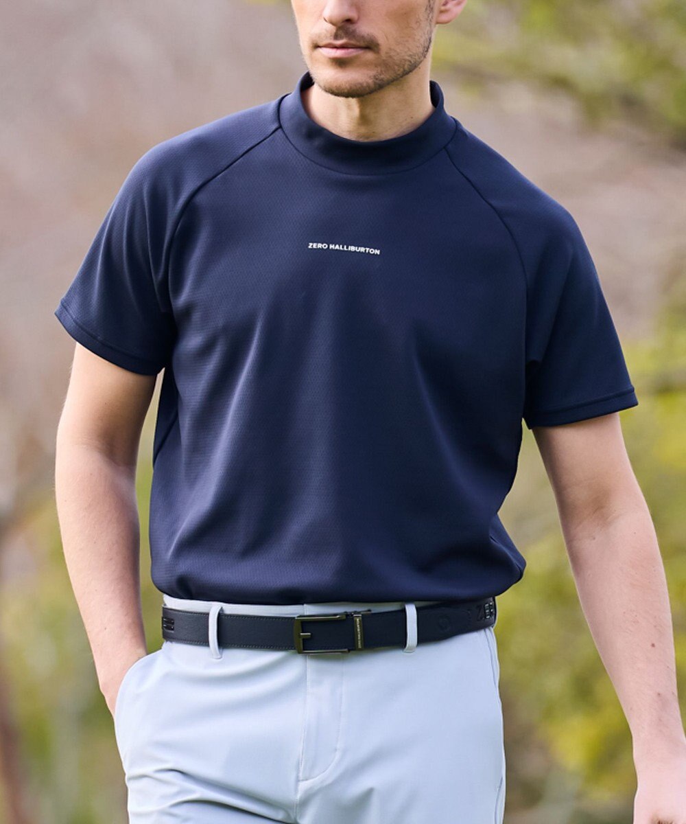 ZERO HALLIBURTON 【吸水速乾・抗菌防臭】 モックネックTシャツ ZHG-M5S5a 82949 