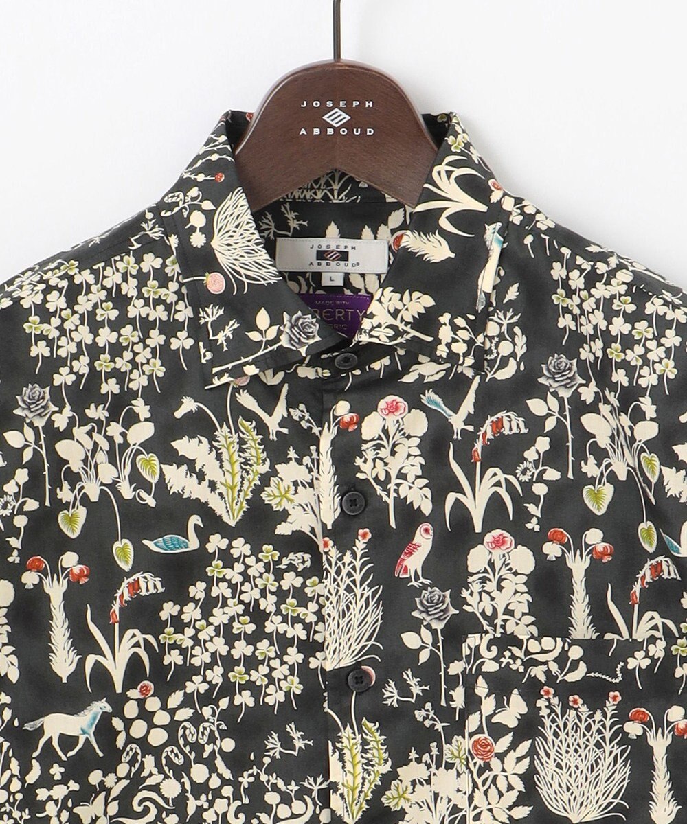 JOSEPH ABBOUD 【キングサイズ・新作・英国・リバティ社】リバティタナローンプリント 半袖シャツ 