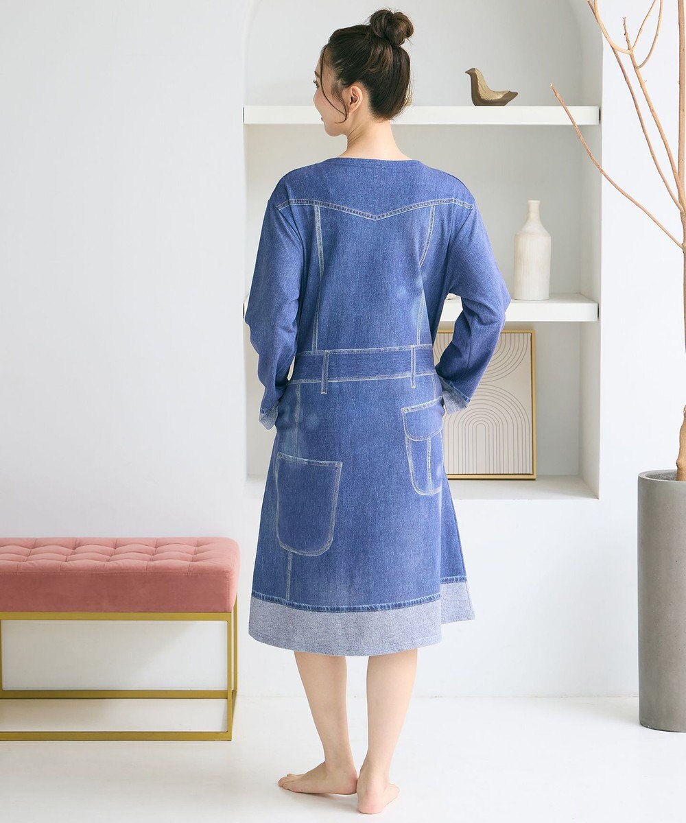 tsumori chisato SLEEP ツモリチサト ルームウエア ワンピース 長袖 綿100%(本体) ロング丈(ふくらはぎ付近) UNX557 /ワコール 