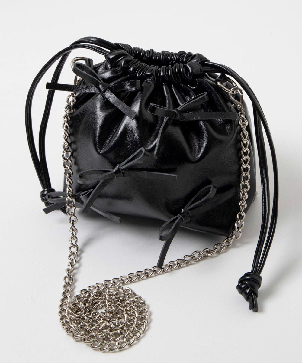 WEGO 巾着チェーンショルダー 