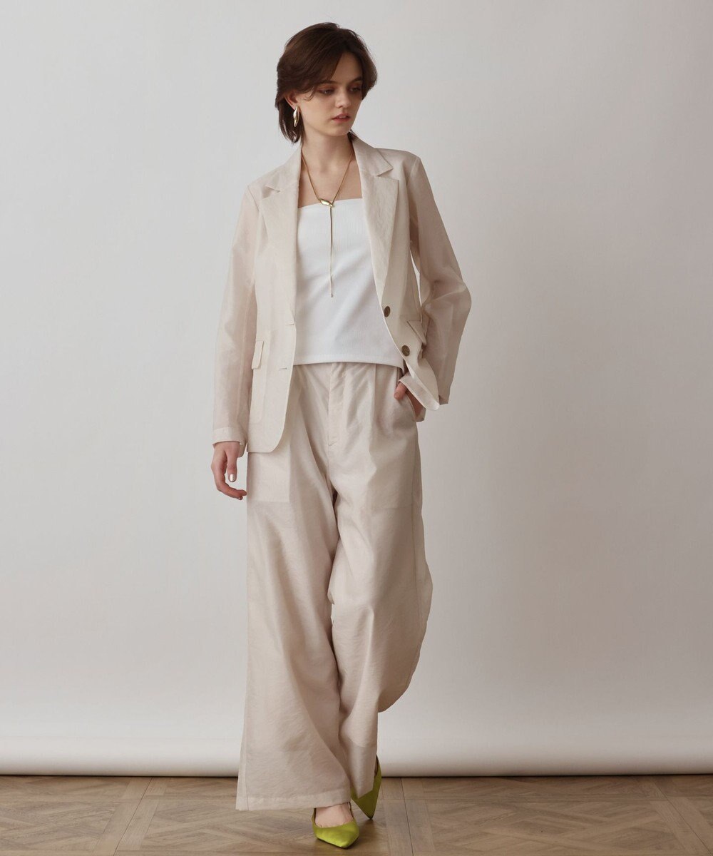 GRACE CONTINENTAL ブライトシアーパンツ 