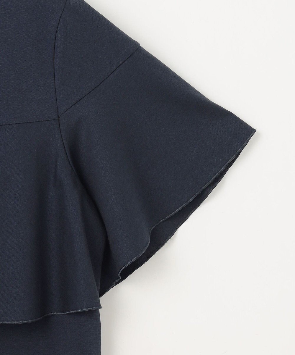 自由区 S 【接触冷感・UVカット・吸水速乾・抗菌防臭・洗える】ハイツイストポンチフレアディティール カットソー 