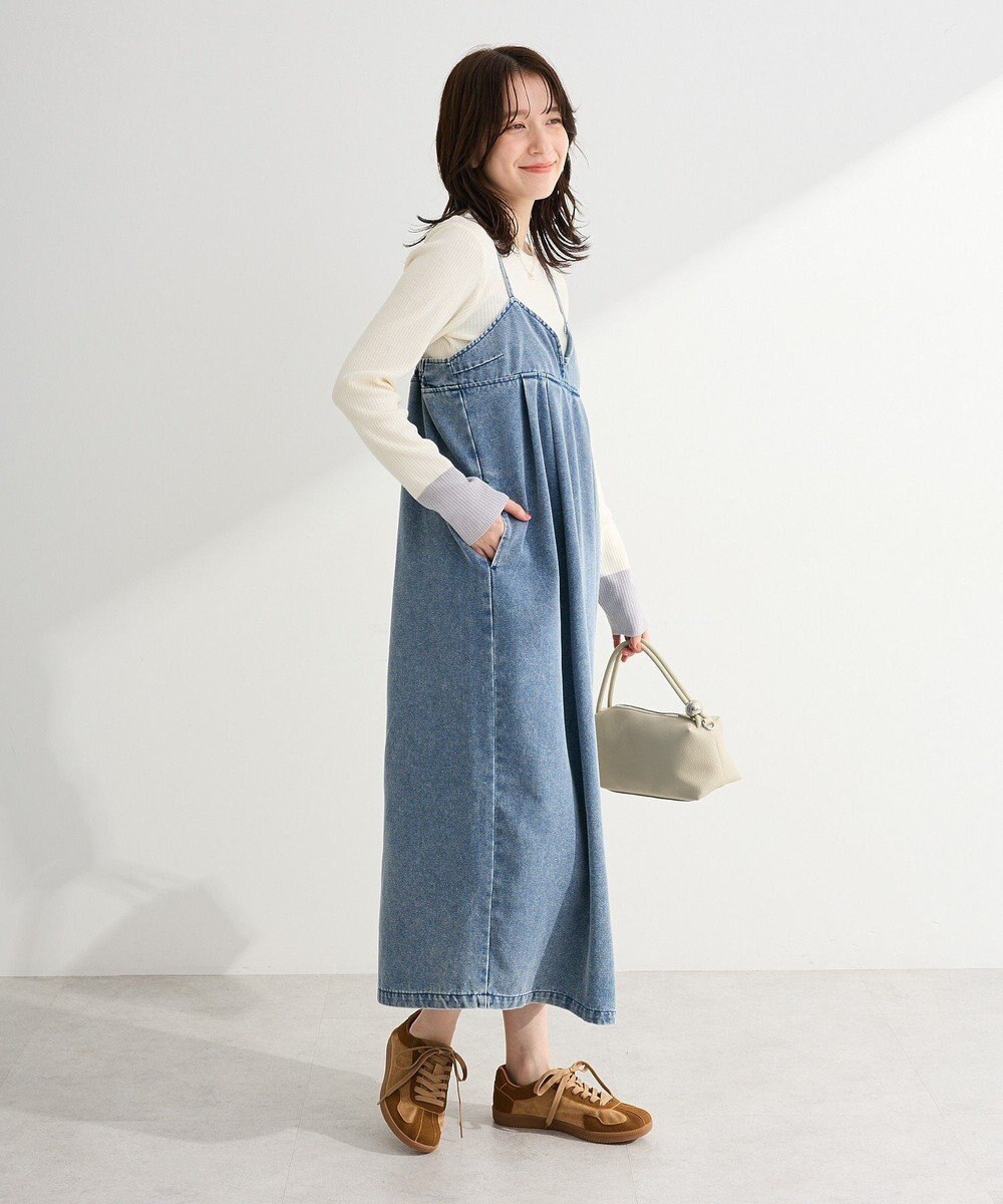 Green Parks デニムキャミワンピース 