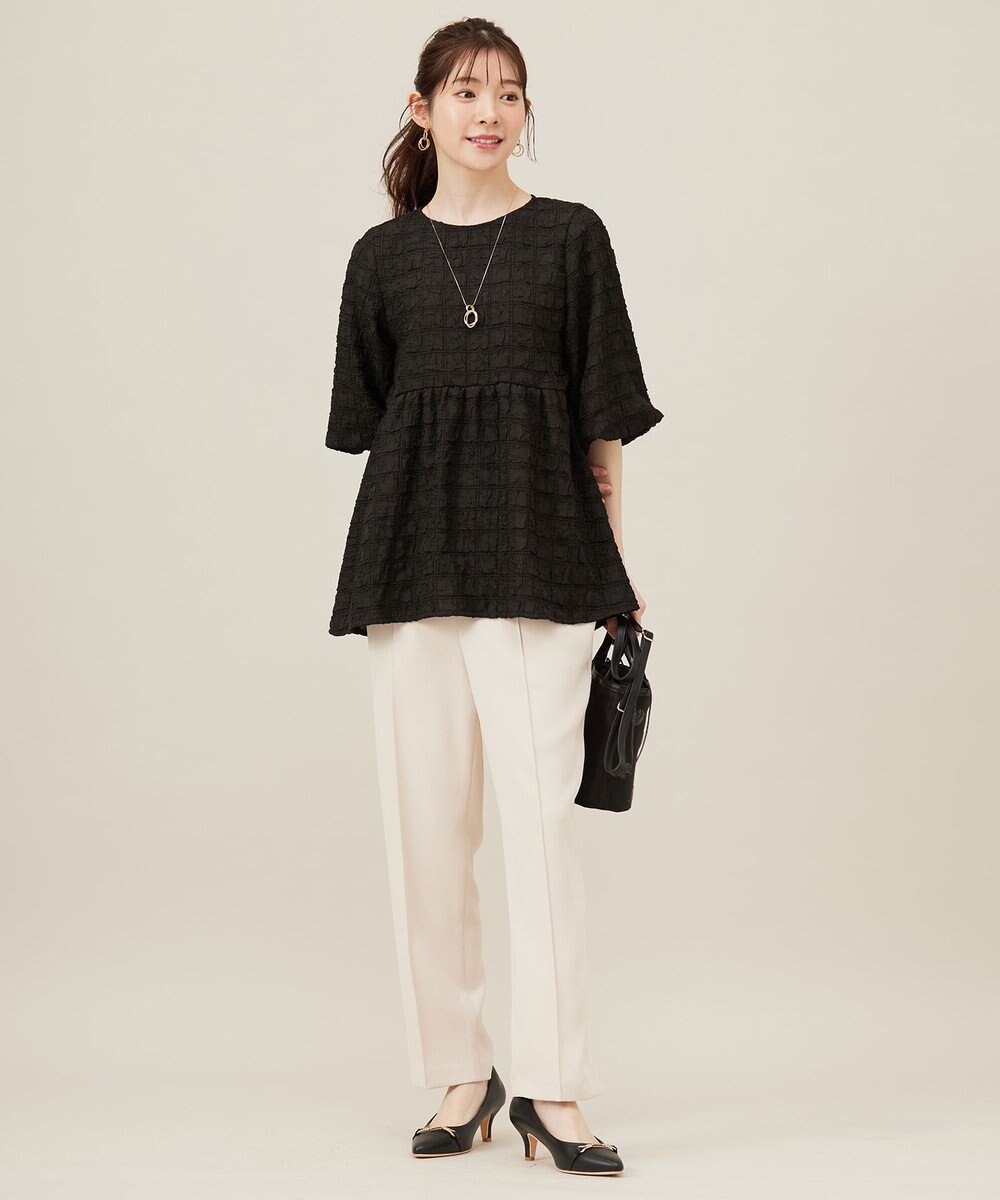 ANY SIS 【撥水・接触冷感・UVカット】コンフォートイージー テーパードパンツ 